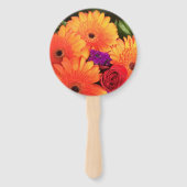 Ronde Custom Hand Held Fan met Uw Logo & Foto Handwaaier (Achterkant)