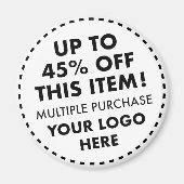 Ronde Custom Magnet 45% OFF Bulk Kopen Korting (Voorkant)