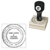 Ronde Custom Stempel  Verdrietige Stijl (Gestempeld)