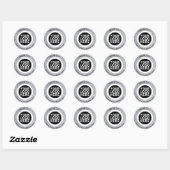 Ronde Dank u Stickers Zakelijke Logo Promotie (Vel)