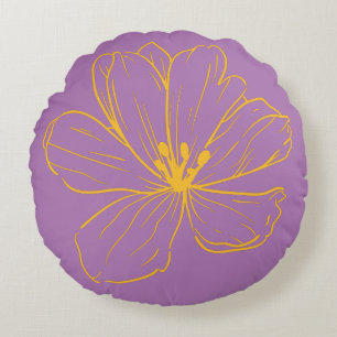 Ronde decoratieve kussens (40,6 cm) Kleine bloem