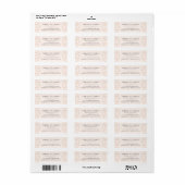 Ronde diamant edelsteen geometrisch monogram chiqu etiket (Full Sheet)