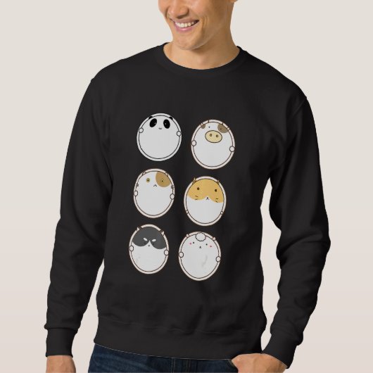 Ronde dieren trui (Voorkant)