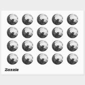 Ronde Disco Ball Stickers (Vel)