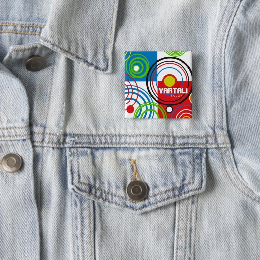 Ronde doelpatroon Vartali Square Button (In situ)