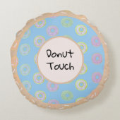 Ronde Donut Touch Pillow Rond Kussen (Achterkant)