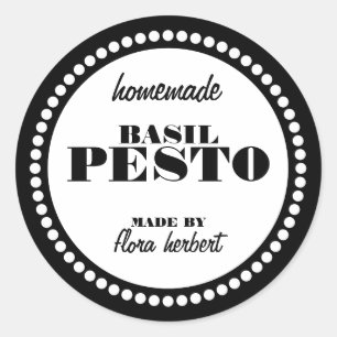 Ronde Dot Lijst Jar Label Sjabloon