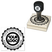 Ronde Douane Stempel met uw Bedrijfslogo (Gestempeld)