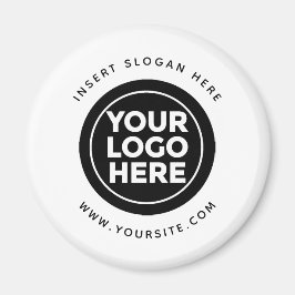 Ronde Douane Uw Logo van het Bedrijf Magneet