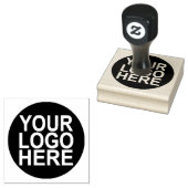 Ronde Douane Uw Logo van het Bedrijf Rubberstempel (Gestempeld)