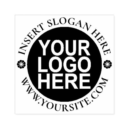 Ronde Douane Uw Logo van het Bedrijf Rubberstempel (Afrduk)