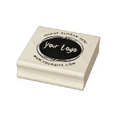 Ronde Douane Uw Logo van het Bedrijf Rubberstempel (Stempel)