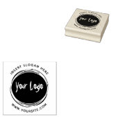 Ronde Douane Uw Logo van het Bedrijf Rubberstempel (Gestempeld)