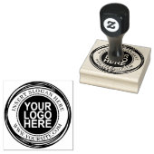 Ronde Douane Uw Logo van het Bedrijf Rubberstempel (Gestempeld)