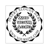 Ronde Douane Uw Logo van het Bedrijf Rubberstempel (Afrduk)