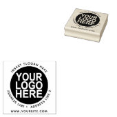 Ronde Douane Uw Logo van het Bedrijf Rubberstempel (Gestempeld)