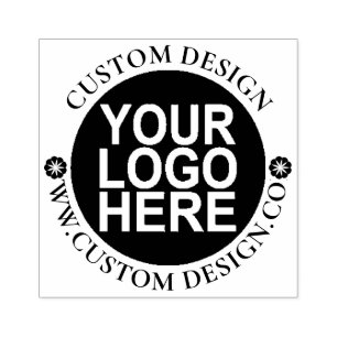 Ronde Douane Uw Logo van het Bedrijf Rubberstempel