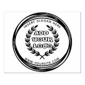 Ronde Douane Uw Logo van het Bedrijf Rubberstempel (Afrduk)