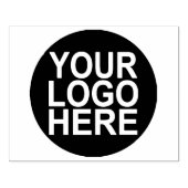 Ronde Douane Uw Logo van het Bedrijf Rubberstempel (Afrduk)