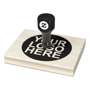 Ronde Douane Uw Logo van het Bedrijf Rubberstempel