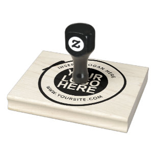 Ronde Douane Uw Logo van het Bedrijf Rubberstempel