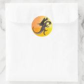 Ronde Dragon Sticker (Tas)