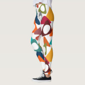 Ronde driehoeken leggings (Links)