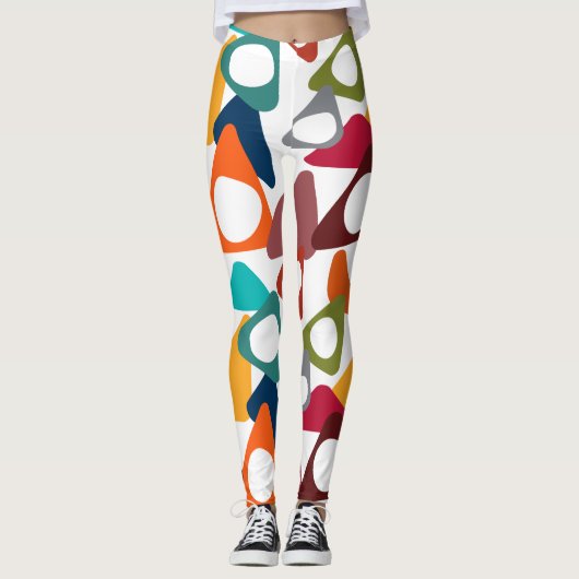 Ronde driehoeken leggings (Voorkant)