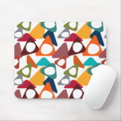 Ronde driehoeken muismat (Met muis)