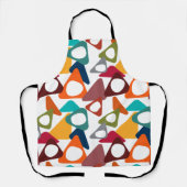 Ronde driehoeken schort (Voorkant)