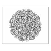 Ronde droogkast rubberstempel (Afrduk)