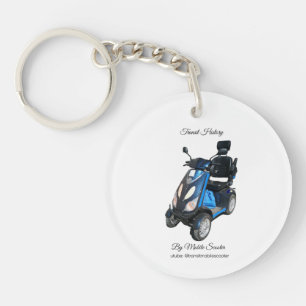 Ronde dubbelzijdige sleutelhanger