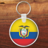 Ronde Ecuador Sleutelhanger (Voorkant)