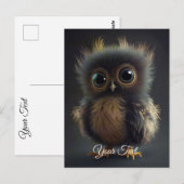 Ronde eigenaar. briefkaart (Voorkant / Achterkant)