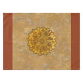 Ronde eik laat cluster tafelkleed (Voorkant (Horizontaal))