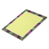 Ronde en kleurrijke moderne, decoratieve fractale  notitieblok (Schuin)