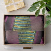 Ronde en kleurrijke moderne, decoratieve fractale  tissuepapier (Geschenk)