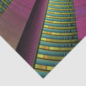 Ronde en kleurrijke moderne, decoratieve fractale  tissuepapier (Detail)