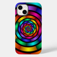 Ronde en Psychedelic Colorful Modern Fractal Art