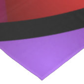 Ronde en Psychedelic Colorful Modern Fractal Art Tafelkleed (Gekanteld)