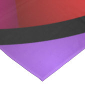 Ronde en Psychedelic Colorful Modern Fractal Art Tafelkleed (Gekanteld)