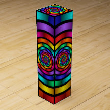 Ronde en Psychedelic Colorful Modern Fractal Art
