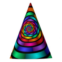 Ronde en psychedelische kleurrijke moderne fractal