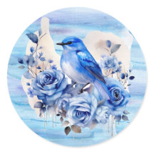 Ronde envelop afdichting Sticker