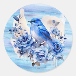 Ronde envelop afdichting Sticker