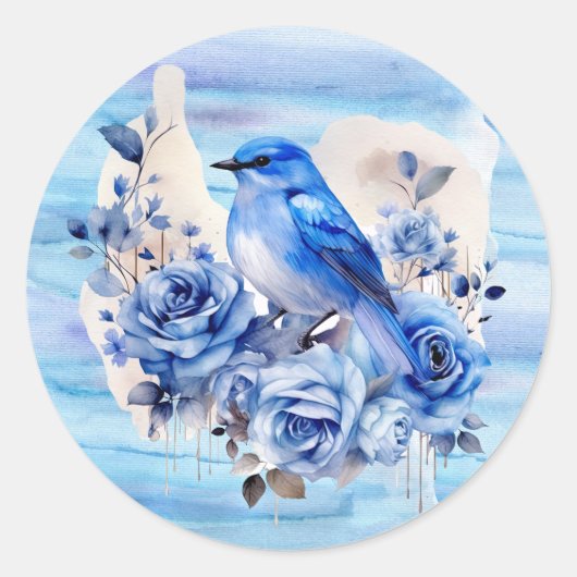 Ronde envelop afdichting Sticker (Voorkant)