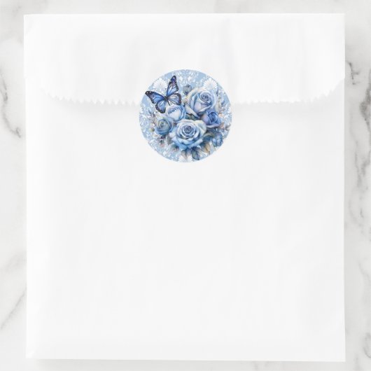 Ronde envelop Sticker afdichting (Tas)