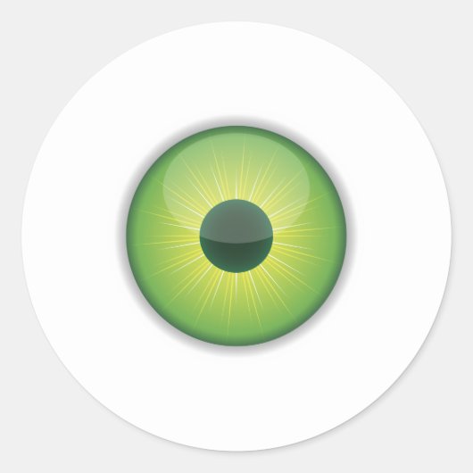 Ronde Eyeball Stickers voor Ambachten of Halloween (Voorkant)
