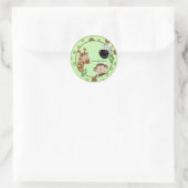 Ronde Favor Stickers - Oerwoud Adventure Animals (Tas)