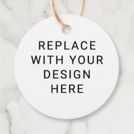 Ronde favoriete tags voor afdrukken bedankjes labels